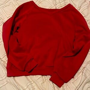 Pacsun Raglan Sleeve V Neck Sweatshirt